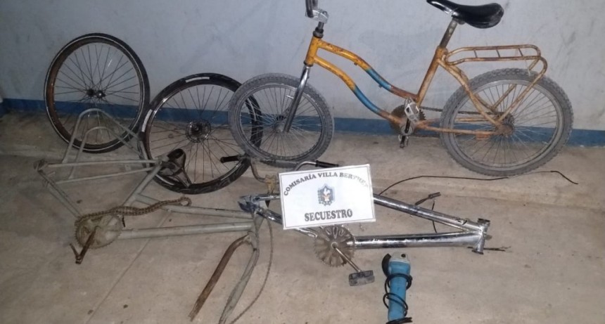 Villa Berthet: RECUPERAN ELEMENTOS ROBADOS EN DOS HECHOS LOS CUALES FUERON PERPETRADOS POR MENORES