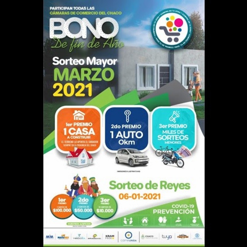 Villa &Aacute;ngela: HUGO ROGER | C&Aacute;MARA DE COMERCIO SORTEAR&Aacute; UN BONO CON IMPORTANTES PREMIOS: &ldquo;se vendieron m&aacute;s de un mill&oacute;n y medio de bonos&rdquo;