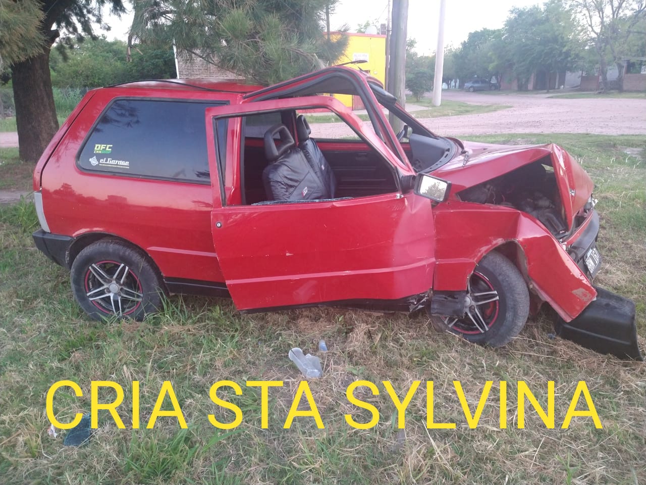 Santa Sylvina: DOS J&Oacute;VENES DE 20 A&Ntilde;OS SUFRIENRON VARIAS LESIONES TRAS UN ACCIDENTE DE TR&Aacute;NSITO