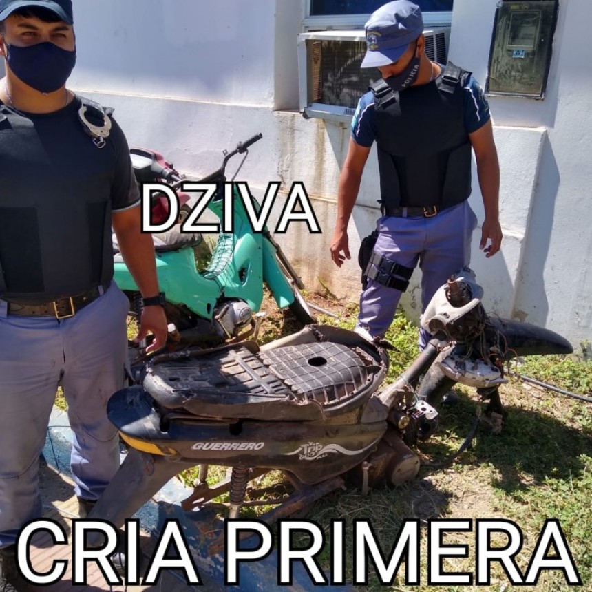 Villa &Aacute;ngela: RECUPERAN UNA MOTO, EN PARTES, HAB&Iacute;A SIDO ROBADA EL FIN DE SEMANA Y BUSCAN AL RESPONSABLE