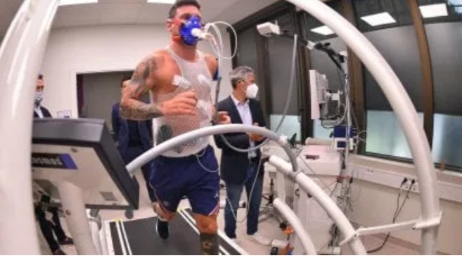 TRAS EL COVID-19 MESSI SE REALIZ&Oacute; ESTUDIOS Y ENTREN&Oacute; APARTE