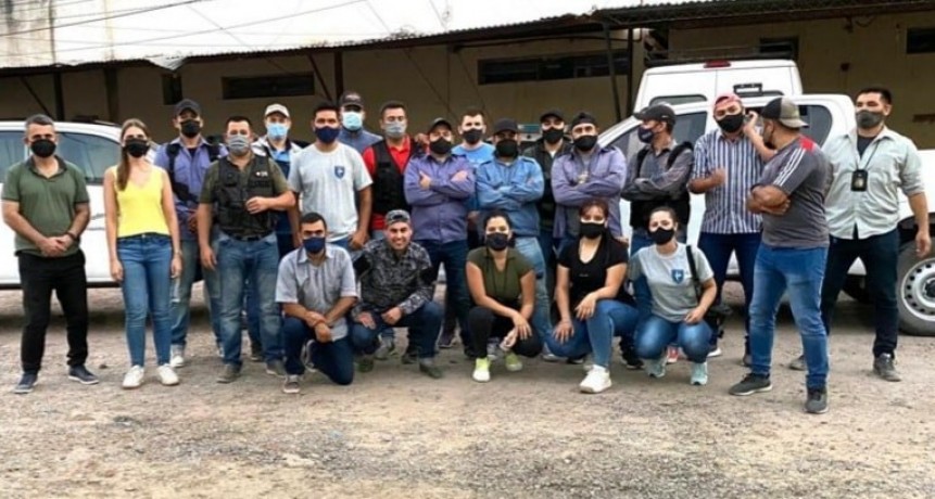 Villa &Aacute;ngela: LA FISCAL O&Ntilde;UK DESTACO EL TRABAJO DE LA FUERZA POLICIAL Y EL PERSONAL DE LA FISCAL&Iacute;A POR EL TRABAJO REALIZADO