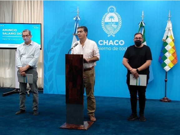 CAPITANICH: "ESTAM9S CUMPLIENDO EL COMPROMISO SALARIAL, NO DEBE CABER DUDA DEL INICIO DEL CICLO LECTIVO"