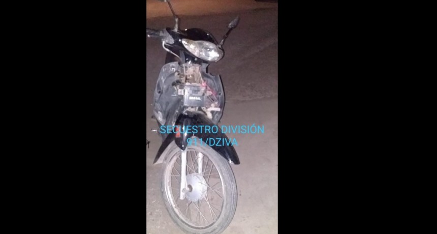 Villa &Aacute;ngela: ROBARON UNA MOTO EN HORAS DE LA MADRUGADA Y EL R&Aacute;PIDO ACCIONAR DE LA POLIC&Iacute;A LOGRA EL RECUPERO DEL RODADO EN MOMENTOS DESPU&Eacute;S