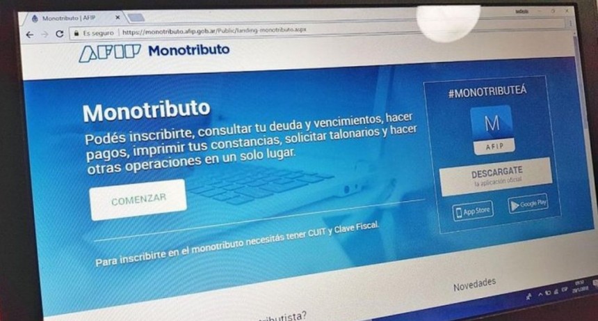 Monotributo: &uacute;ltimo d&iacute;a para recategorizarse ante la AFIP