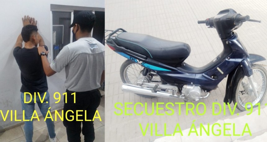 Villa &Aacute;ngela: RECUPERAN UNA MOTO SUSTRA&Iacute;DA DE UN LOCAL BAILABLE