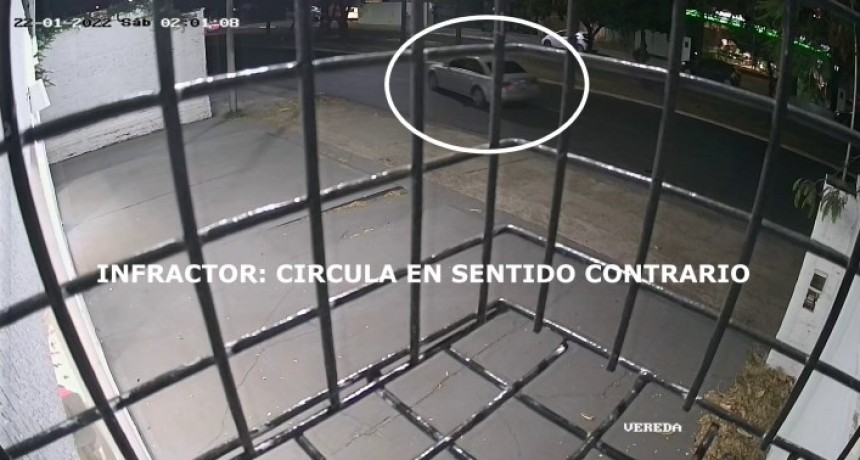 Conductor vio el control de alcoholemia, escap&oacute; en contramano y choc&oacute; a un inspector