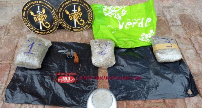 General Pinedo: TEN&Iacute;A CASI 4 MILLONES DE PESOS EN COGOLLOS DE MARIHUANA