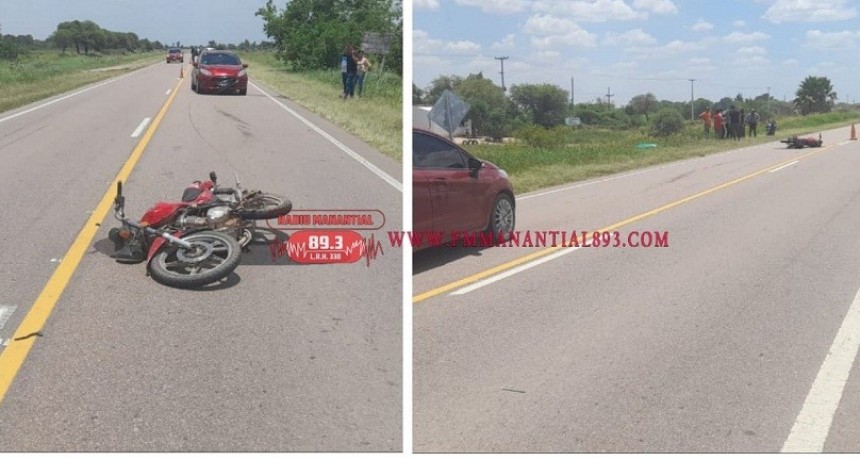 Coronel Du Graty: UN JOVEN RESULTO LESIONADO TRAS CHOCAR CON UN AUTOMOVIL 