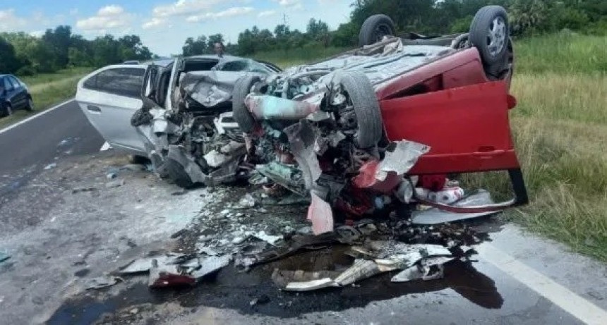 Formosa: 6 muertos, tras un choque frontal en la ruta 11