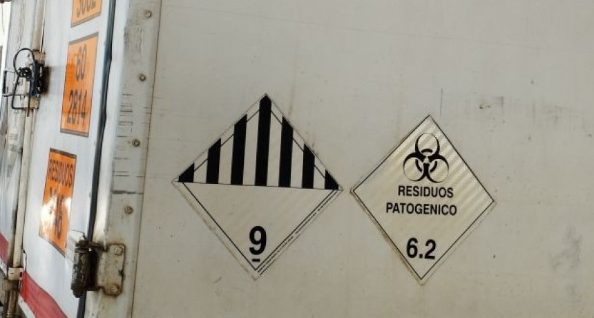 EL GOBIERNO REALIZ&Oacute; INSPECCIONES A TRANSPORTISTAS DE RESIDUOS PATOL&Oacute;GICOS
