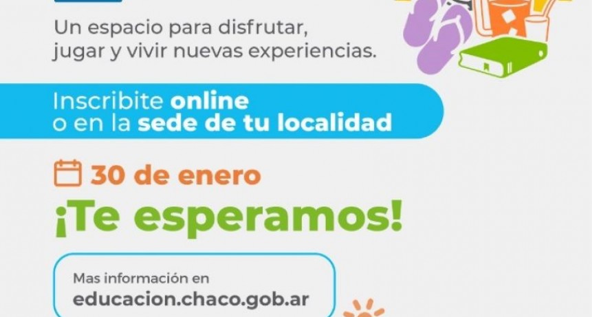 EDUCACI&Oacute;N ABRI&Oacute; LA INSCRIPCI&Oacute;N A LA ESCUELA DE VERANO 2023