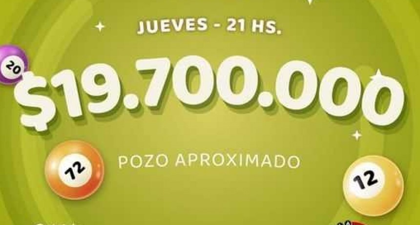 CASI 20 MILLONES DE PESOS EN EL POZO ACUMULADO DE LA QUINIELA POCEADA