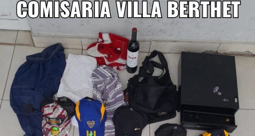 Villa Berthet: DOS ROBOS ESCLARECIDOS EN UN MISMO PROCEDIMIENTO