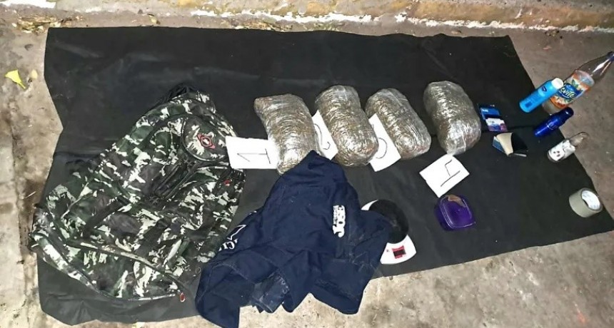 Viajaba con m&aacute;s de 5 kilos de marihuana: fue detenido en la terminal de &oacute;mnibus de Quitilipi