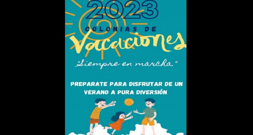 Villa &Aacute;ngela: EL MUNICIPIO LANZA LA INSCRIPCI&Oacute;N PARA LA COLONIA DE VACACIONES 2023