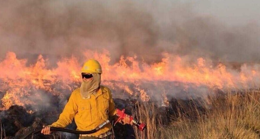 Corrientes: EXTINGUIERON UN INCENDIO QUE AFECT&Oacute; A 300 HECT&Aacute;REAS DE BOSQUES Y ESTEROS