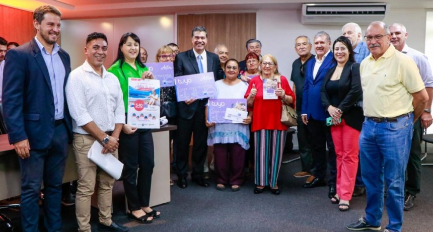 CAPITANICH PRESENT&Oacute; &ldquo;TUYA ACTIVA&rdquo;, NUEVO PROGRAMA DEL BANCO DEL CHACO DESTINADO A JUBILADAS Y JUBILADOS PROVINCIALES PARA POTENCIAR EL TURISMO