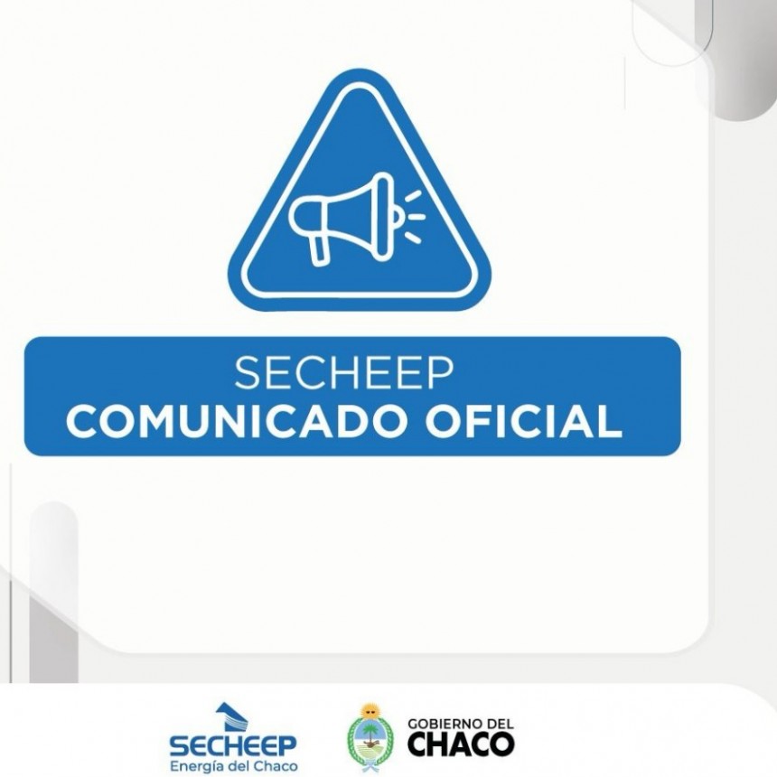 COMUNICADO OFICIAL DE LA EMPRESA SECHEEP POR LA EXISTENCIA DE ESTAFAS EN EL PAGO DE LAS FACTURAS CON TARJETAS DE CR&Eacute;DITO