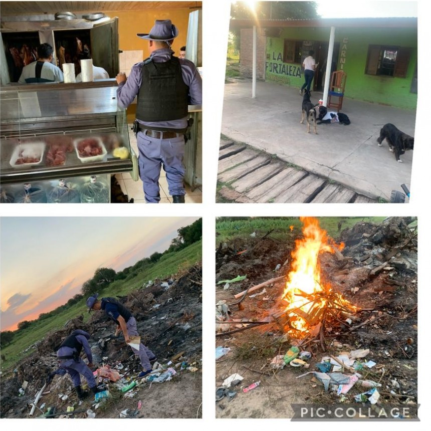 Villa &Aacute;ngela: EN OPERATIVOS DE PREVENCI&Oacute;N  SECUESTRAN  CARNE BOVINA Y PORCINA NO APTA PARA CONSUMO HUMANO