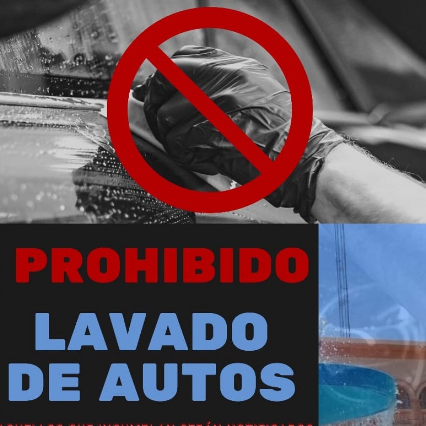 Villa &Aacute;ngela: SE ENCUENTRA EN PLENA VIGENCIA LA ORDENANZA N&ordm;4977 QUE PROH&Iacute;BE EL LAVADO DE AUTOS FRENTE A LA PLAZA CENTRAL