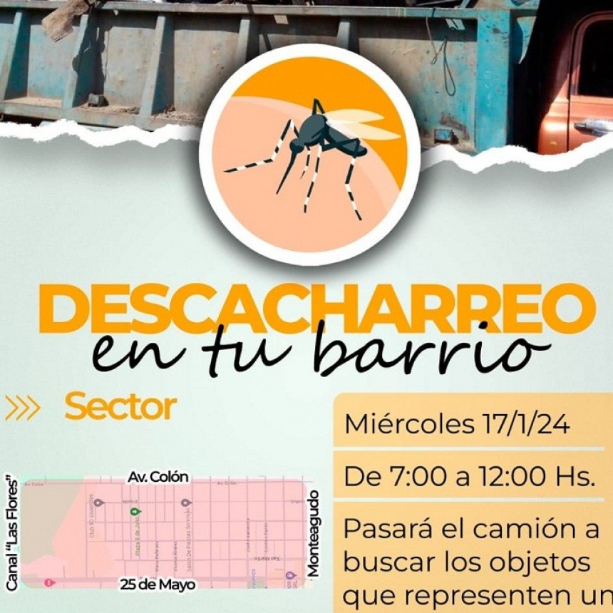 Villa &Aacute;ngela: DESCACHARRADO EN TU BARRIO | Este mi&eacute;rcoles en C&aacute;mara de Comercio, 60 Viviendas, CGT, 90 Viviendas, Mocov&iacute; e Independencia