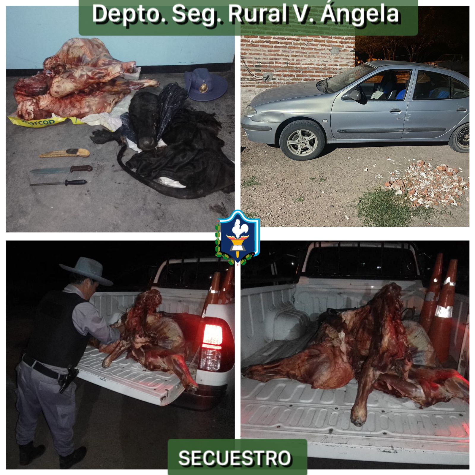 Villa &Aacute;ngela: INCAUTAN 60 KILOS DE CARNE NO APTA PARA EL CONSUMO HUMANO