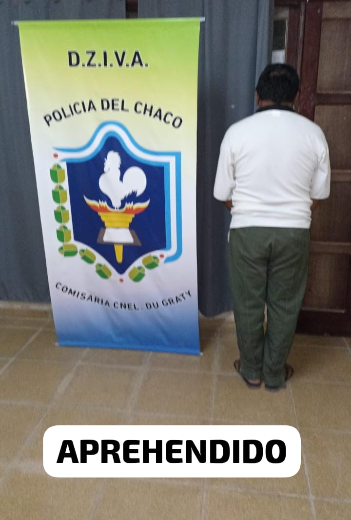Cnel. Du Graty: DETIENEN A UN HOMBRE POR ABUSAR DE UNA MUJER CON ALZHEIMER