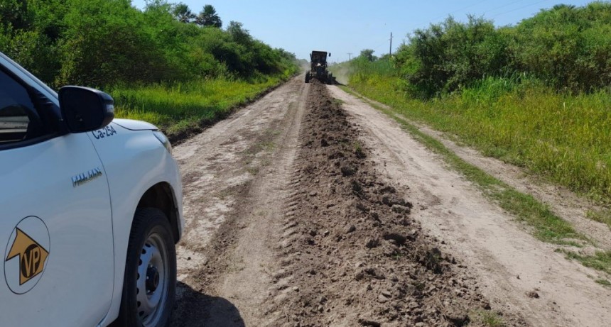 EL GOBIERNO DEL CHACO TRABAJA EN EL MEJORAMIENTO DE RUTAS PROVINCIALES