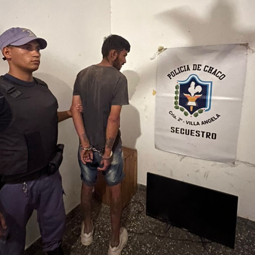 Villa &Aacute;ngela: UN DETENIDO POR DARSE A LA FUGA CON UN SMART TV DE DUDOSA PROCEDENCIA