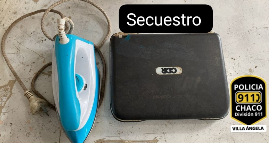 Villa &Aacute;ngela: DETIENEN A DOS MASCULINO POR EL ROBO Y VENTA DE UNA NOTEBOOK Y UNA PLANCHA 