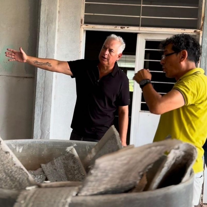 VILLA &Aacute;NGELA: EL GOBIERNO VERIFIC&Oacute; LOS AVANCES EN LA OBRA DEL &ldquo;BACHI 9&rdquo; Y LA E.E.T. N&deg; 1 GARANTIZANDO SU FINALIZACI&Oacute;N