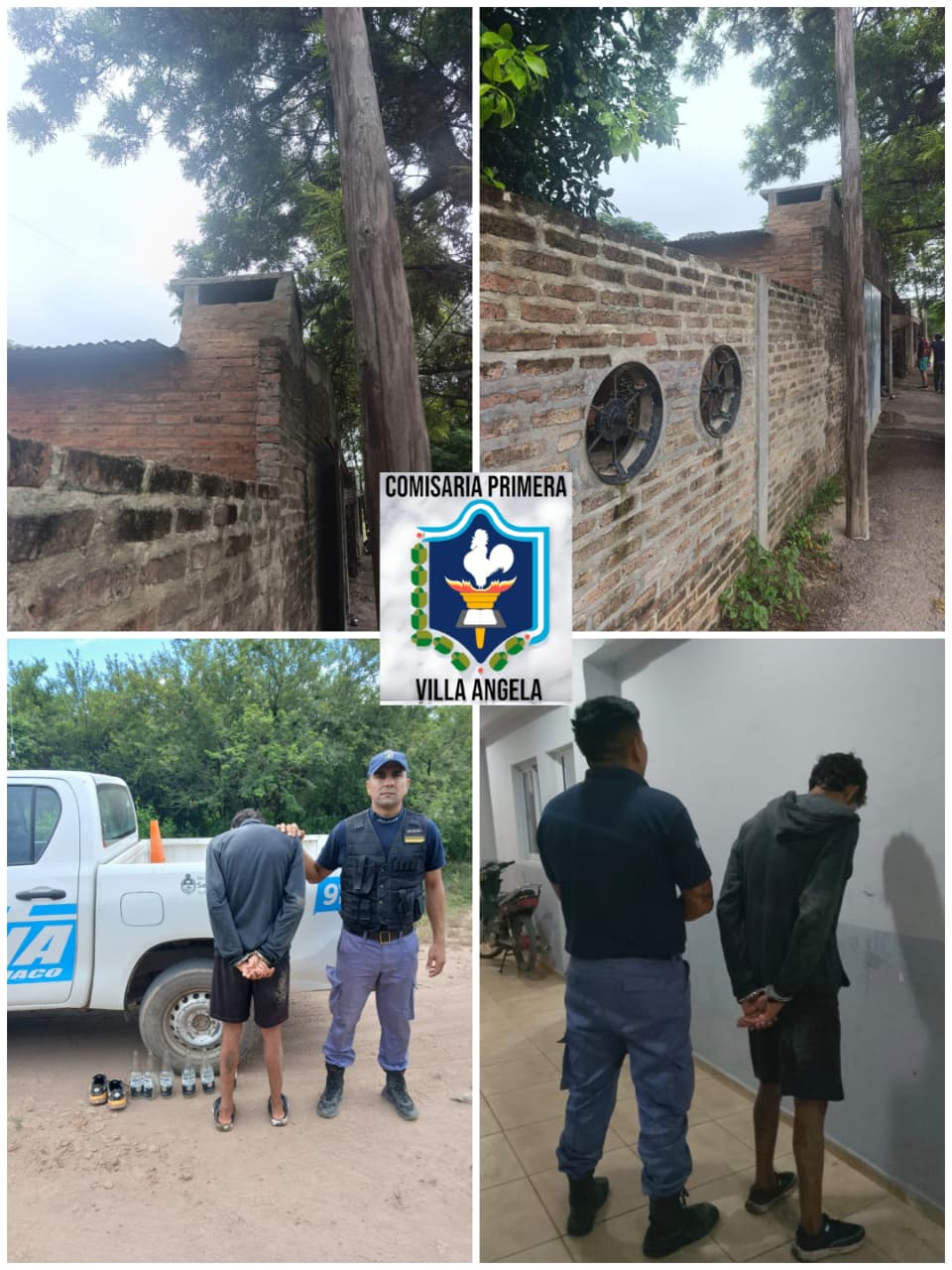 VILLA ÁNGELA:INGRESARON POR LA CHIMENEA Y ROBARON EN UNA VIVIENDA: UN HOMBRE FUE APREHENDIDO