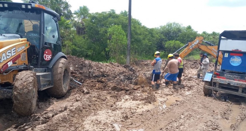 SAMEEP REPARÓ EL ACUEDUCTO NORTE Y EL SERVICIO SE RESTABLECE PROGRESIVAMENTE