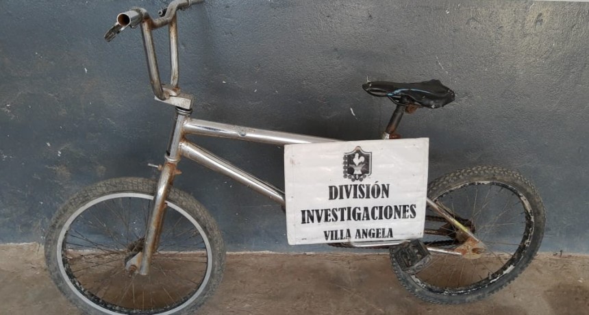 VILLA &Aacute;NGELA: RECUPERAN UNA BICI QUE HAB&Iacute;A SIDO ROBADA EN DICIEMBRE DEL 2019