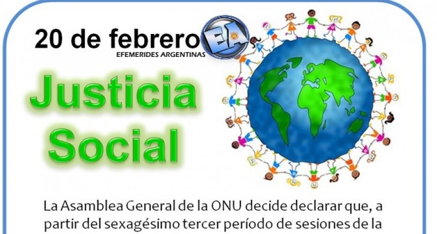 DIA MUNDIAL DE LA JUSTICIA SOCIAL.
