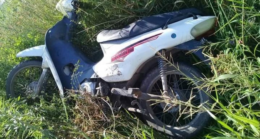 VILLA &Aacute;NGELA: SE VA A LOS CORSOS Y LE ROBAN LA MOTO, LA ENCUENTRAN A 6 Km. DE SAN BERNARDO