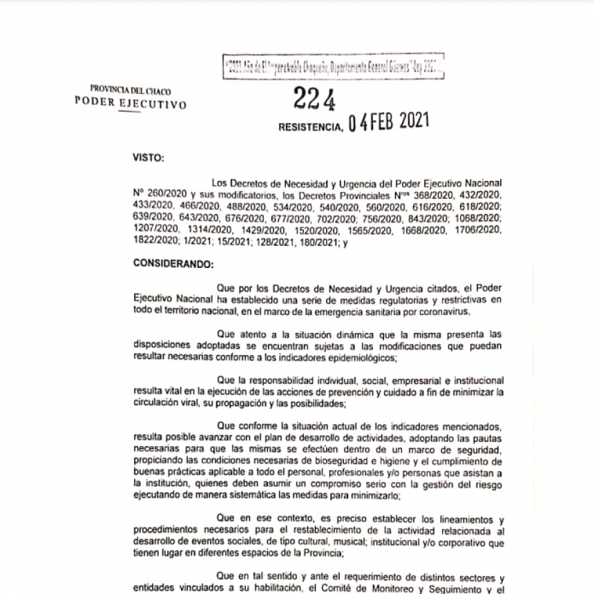 COVID-19: C&Oacute;MO SER&Aacute; EL NUEVO PROTOCOLO PARA EVENTOS Y REUNIONES SOCIALES QUE ENTRAR&Aacute; EN VIGENCIA EL 10 DE FEBRERO