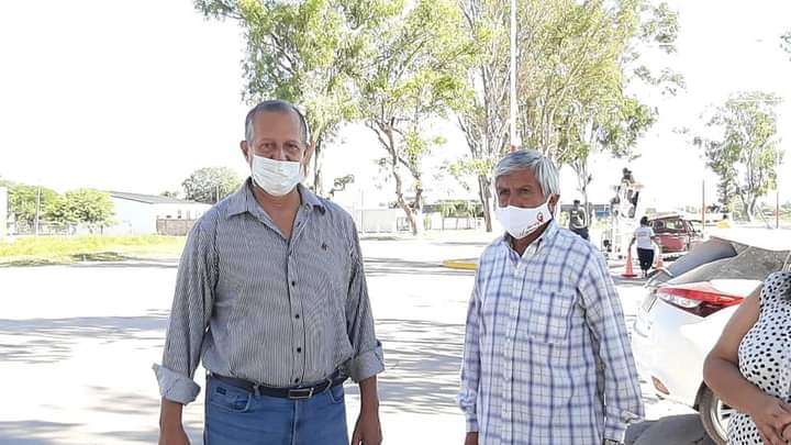 Villa &Aacute;ngela: EL INTENDENTE PAPP SUPERVIS&Oacute; LA COLOCACI&Oacute;N DE 100 LUCES LED EN EL ACCESO NORTE