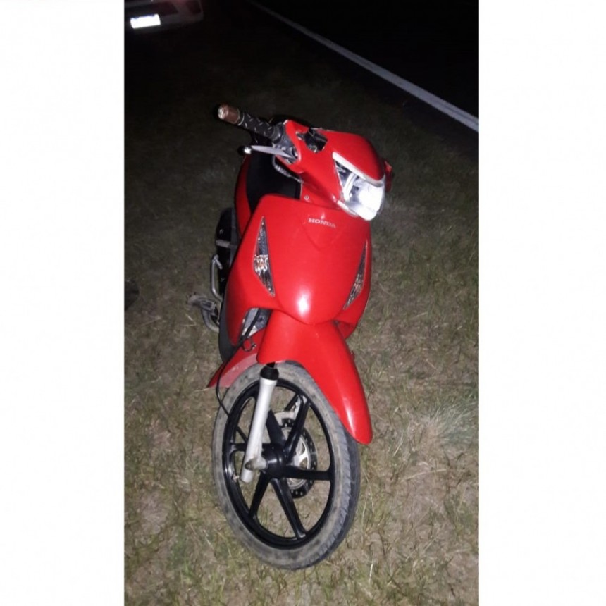 UN ACCIDENTE ENTRE DOS MOTOS EN RUTA NACIONAL N&deg; 95 DEJA DOS LESIONADOS