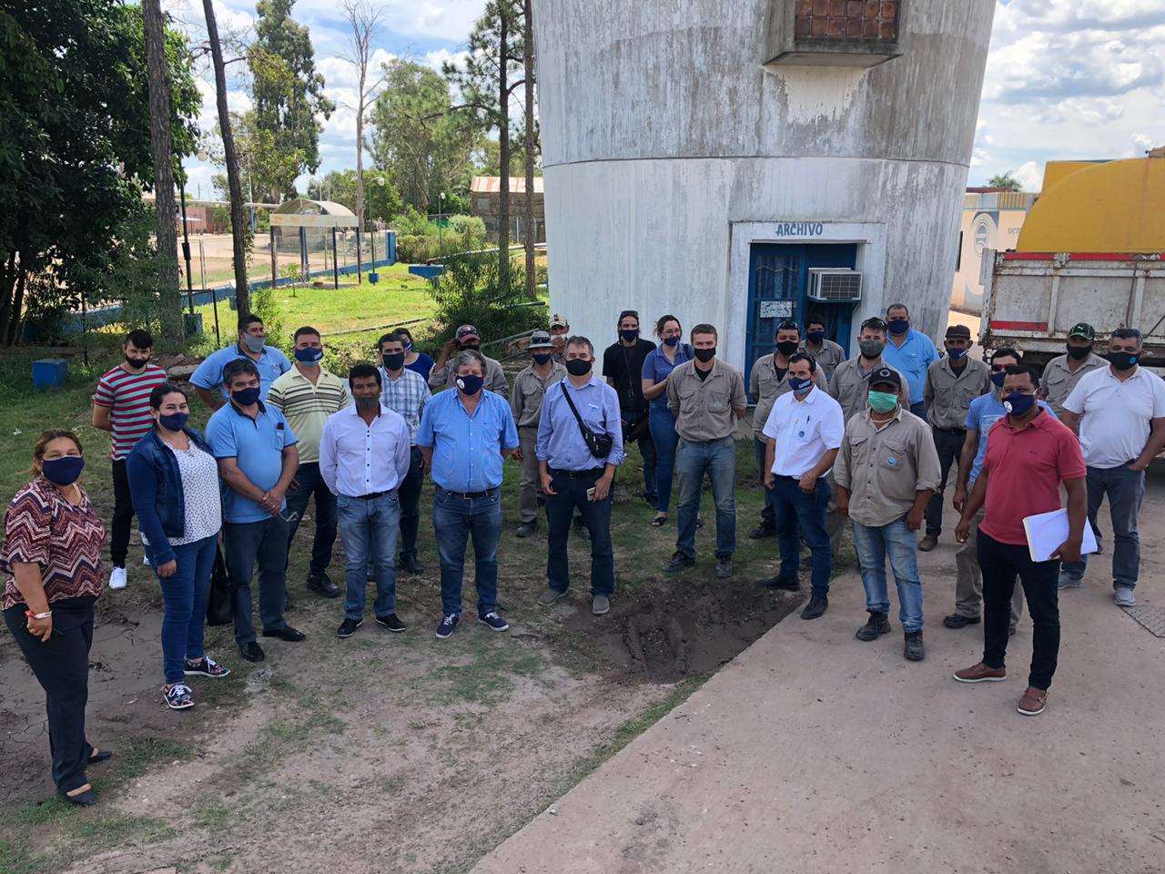 El Vocal de SAMEEP Ra&uacute;l Acosta recorri&oacute; el servicio de Villa &Aacute;ngela y El Pastoril