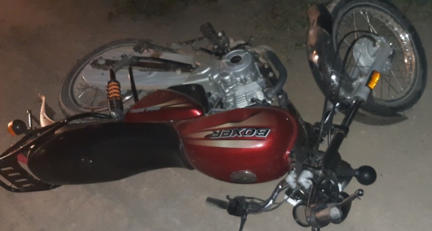 Enrique Urien: PERDI&Oacute; EL CONTROL DE LA MOTO Y DESPIST&Oacute;