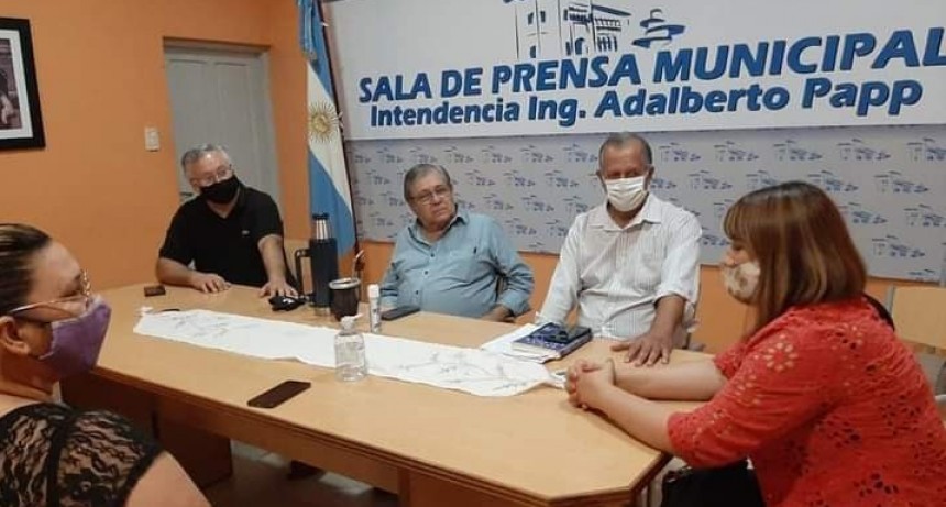 Villa &Aacute;ngela: EL INTENDENTE PAPP RECIBI&Oacute; A AUTORIDADES DE LA UEGP N&deg; 172