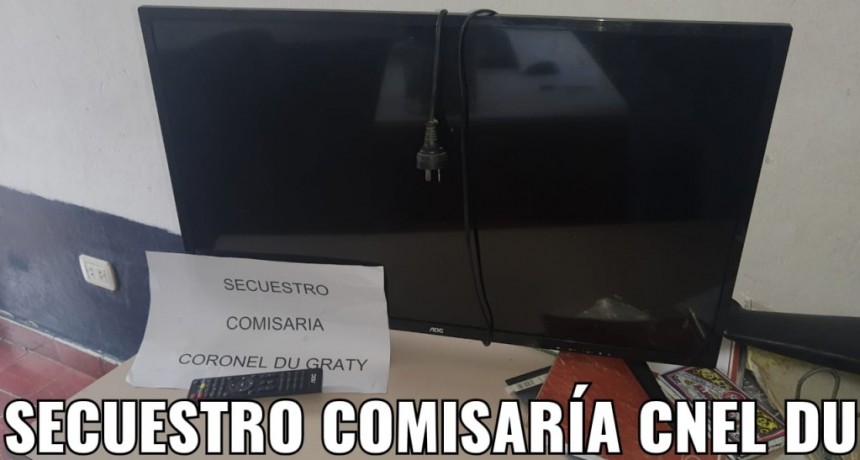 Coronel Du Graty: ROBARON UNA TELE, Y SON DETENIDOS NUEVAMENTE TRAS SER LIBERADOS POR ESTAR DETENIDOS POR UNA CONTRAVENCI&Oacute;N