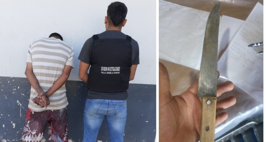 Villa &Aacute;ngela: FUE DETENIDO POR ROBAR UN VINO A PUNTA DE CUCHILLO A UN COMERCIO