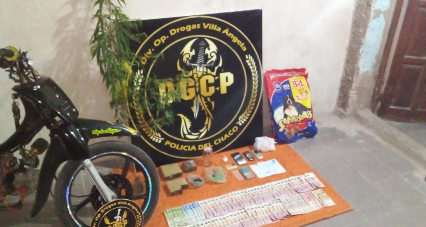 Villa &Aacute;ngela: ALLANAN UN KIOSCO DE VENTA DE DROGAS | DETIENEN A UNA PERSONA Y SECUESTRAN MARIHUANA, COCA&Iacute;NA Y DIFERENTES ELEMENTOS