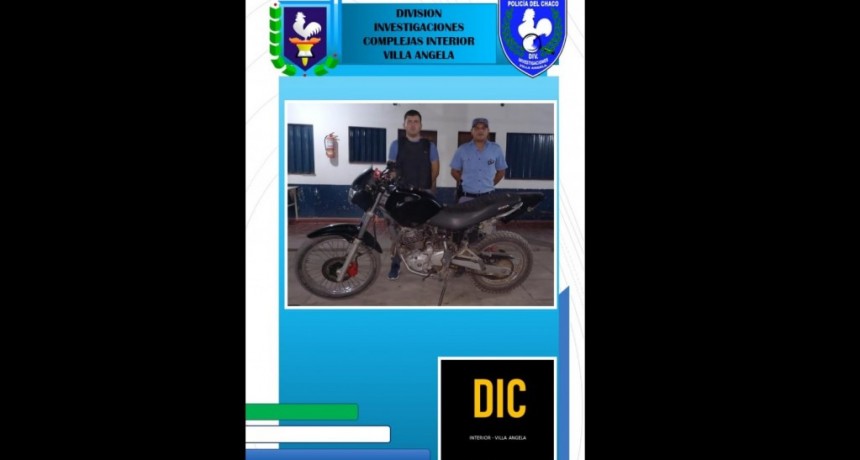 Cnel. Du Graty: RECUPERAN UNA MOTO DE GRAN CILINDRADA CON PEDIDO DE SECUESTRO EN BUENOS AIRES DESDE EL 2015