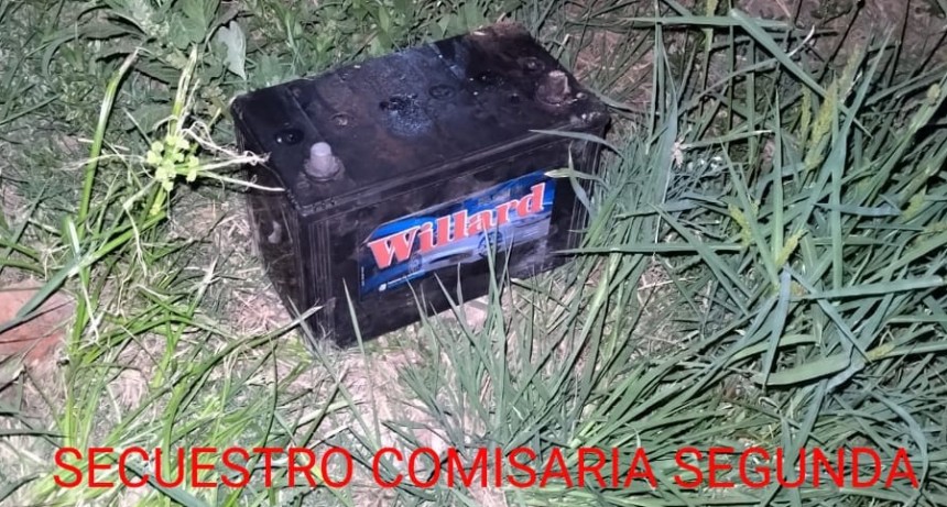 Villa &Aacute;ngela: POLIC&Iacute;A HALL&Oacute; UNA BATER&Iacute;A DE CAMI&Oacute;N DENUNCIADA EN LA MADRUGADA