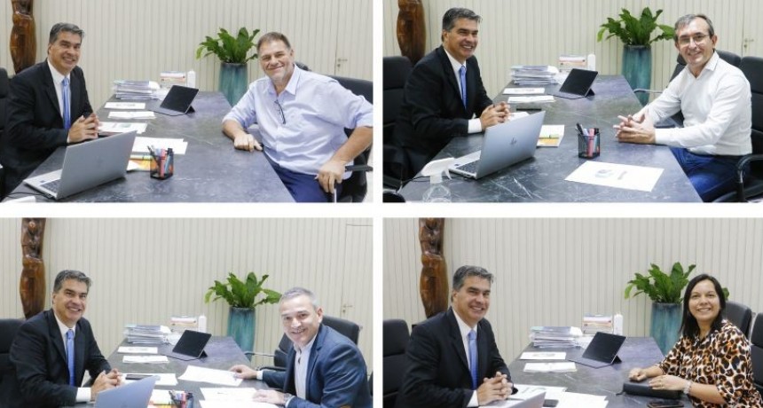 CAPITANICH ANALIZ&Oacute; CON INTENDENTES EL AVANCE DE OBRAS ESTRUCTURALES Y TRAZ&Oacute; ESQUEMA DE INAUGURACIONES