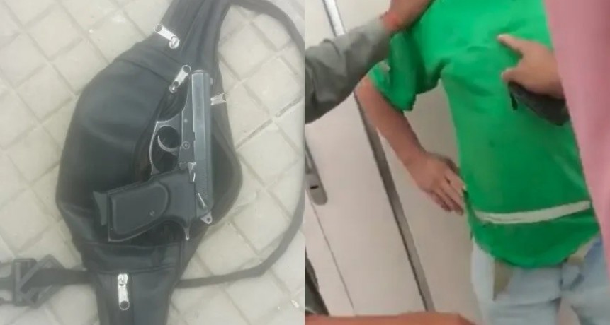 Resistencia: Empleado municipal habr&iacute;a amenazado con un arma de fuego a una mujer y vecinos de la zona lo detuvieron